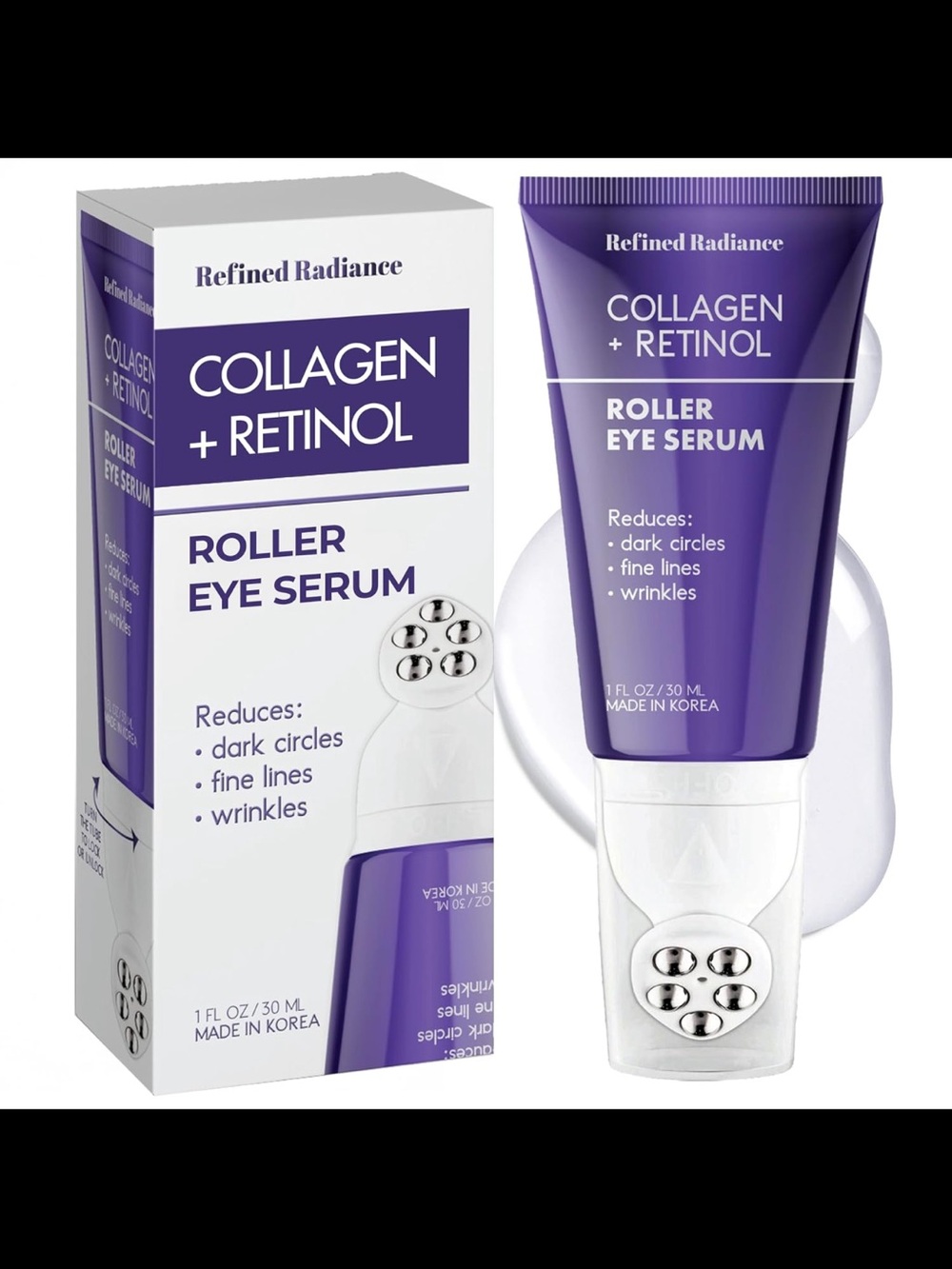 Refined Radiance Collagen + Retinol Eye Roller Serum β NEW